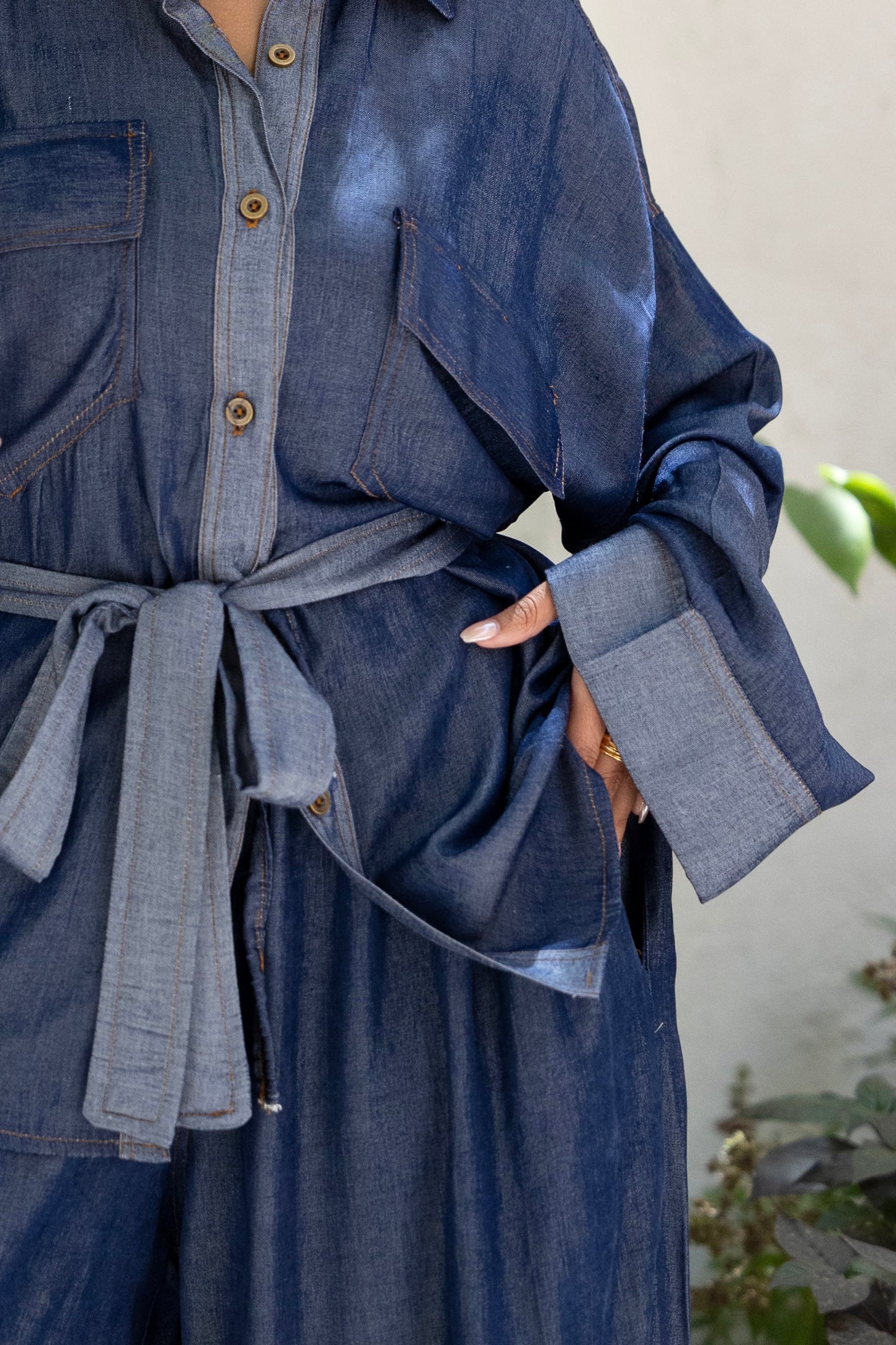 Denim look set