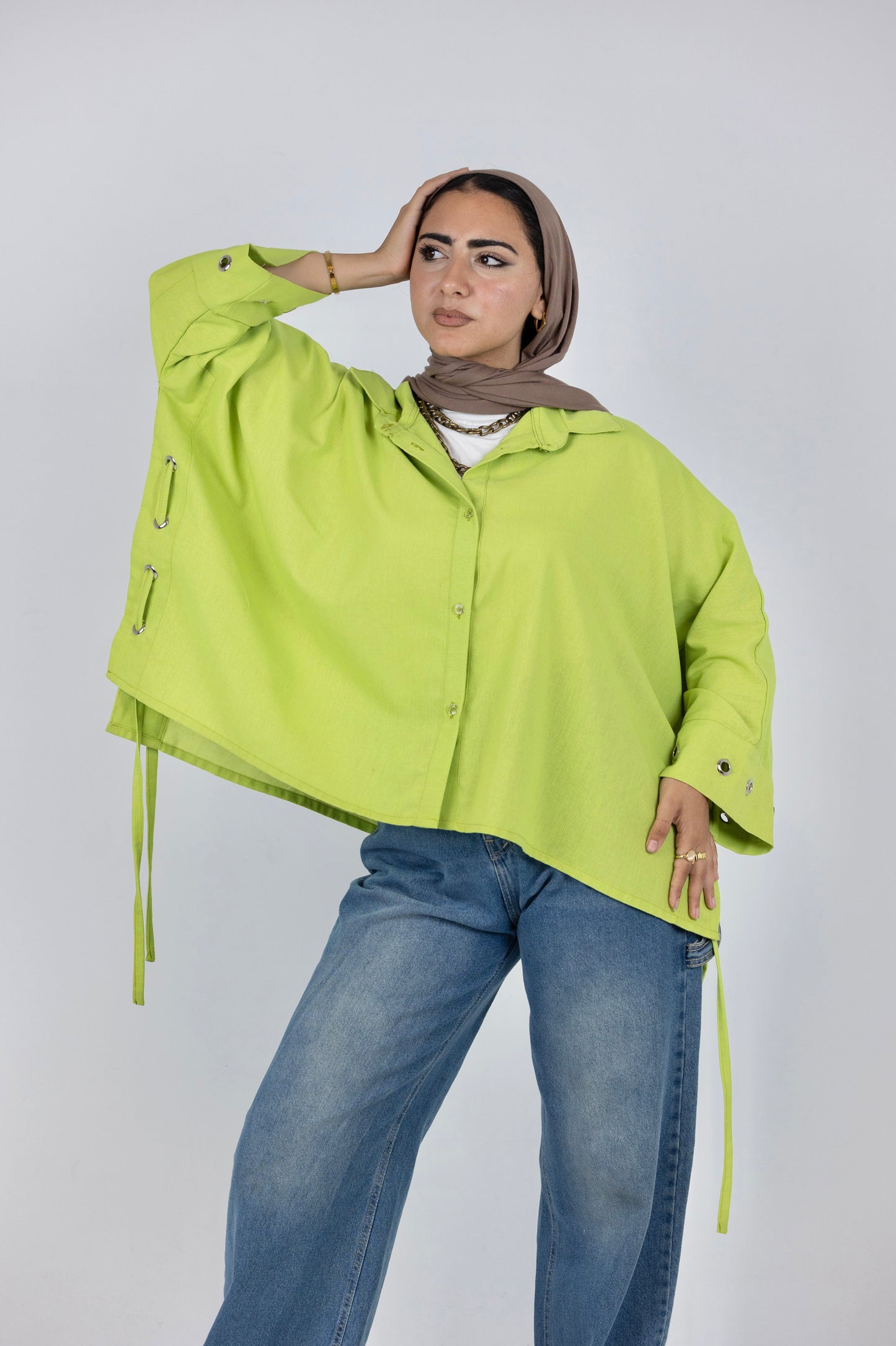 eyelet shirt