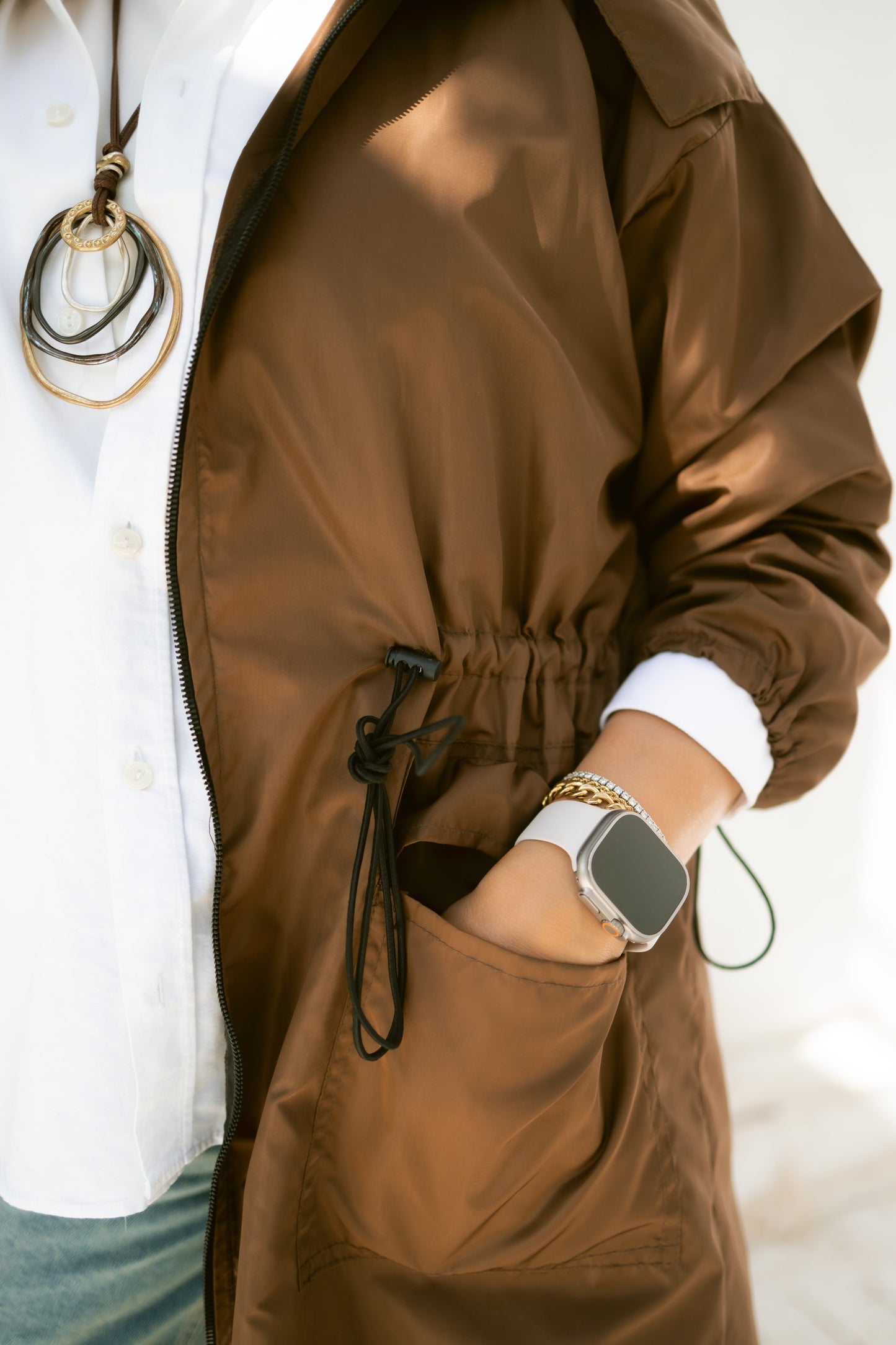 Rain coat - Brown