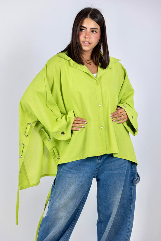 eyelet shirt