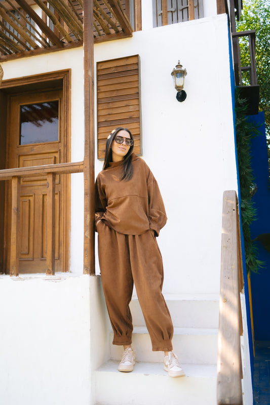 Fringes set - camel