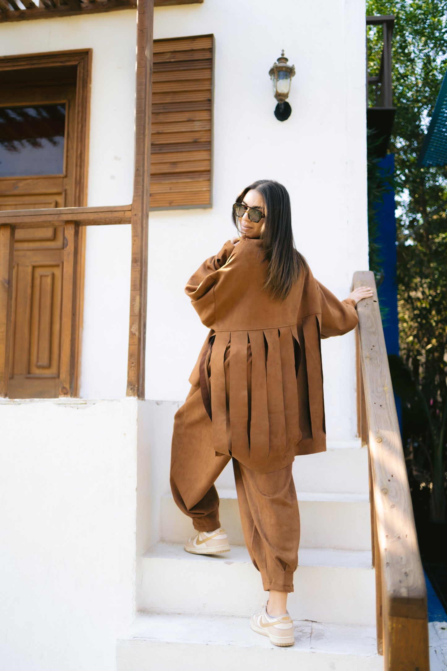 Fringes set - camel