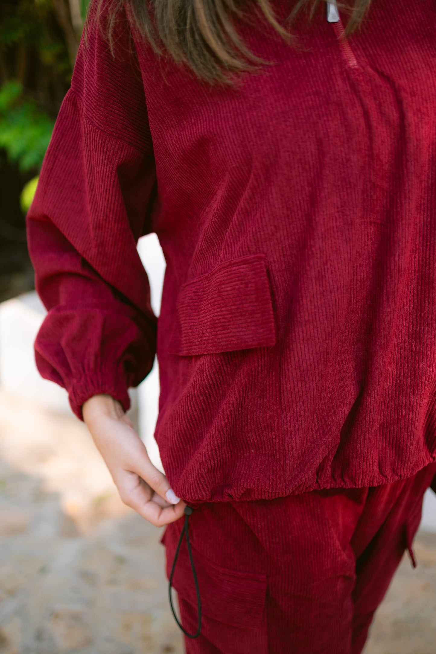 Cargo set - burgundy