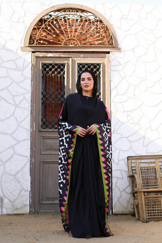 Printed abaya